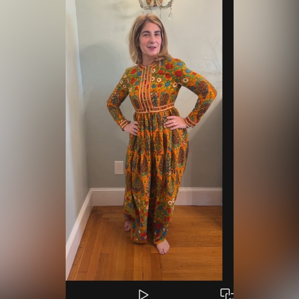 MAKANNA Inc Of Boston Vintage Hostess Romper 1960s XS - Picture 1 of 12